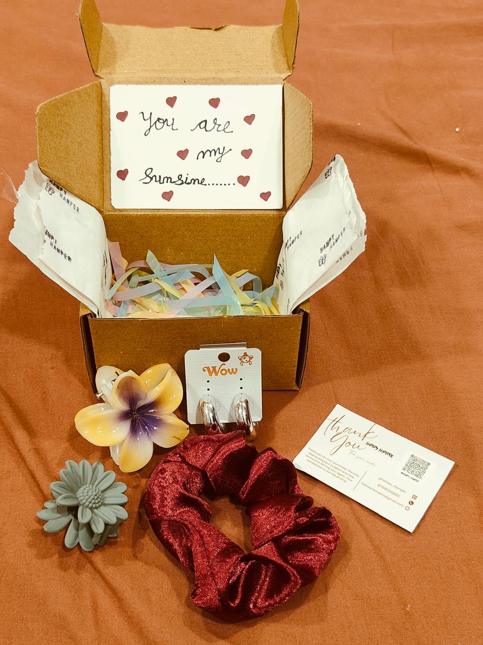 Cute box with small msg card